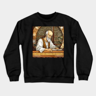 Hippocrates scientist Crewneck Sweatshirt